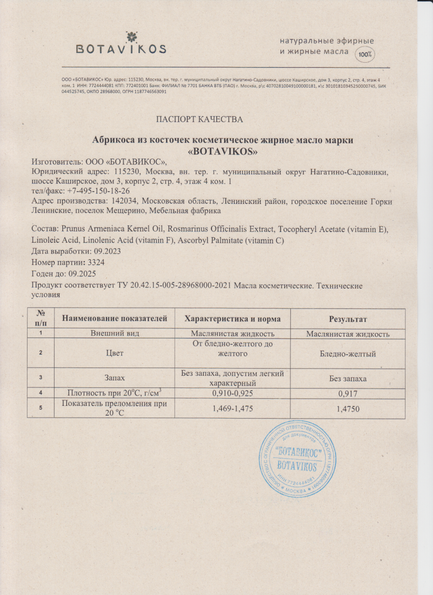 Паспорт №092023
